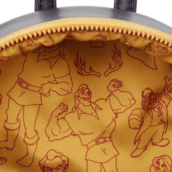 Loungefly Disney Beauty and the Beast Gaston Villains Scene Mini Backpack main image 4